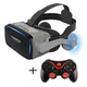 Очки виртуальной реальности VR Shinecon G07E с наушниками для смартфонов + джойстик T3 - изображение 1