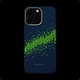 Карбоновий чохол Pitaka Tactile Woven Case StarPeak Lumintex Milky Way Galaxy для iPhone 16 Pro Синій + Зелений (KI1603PMYG) - зображення 11