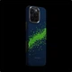 Карбоновий чохол Pitaka Tactile Woven Case StarPeak Lumintex Milky Way Galaxy для iPhone 16 Pro Синій + Зелений (KI1603PMYG) - зображення 12