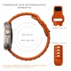 Ремінець Nomad Sport Band Ultra для Apple Watch 46mm/49mm Помаранчевий (NM00736685) - зображення 3