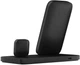 Бездротова зарядна станція Nomad Stand One Max Qi2 3-in-1 Charging Hub (3rd Gen) Чорна (NM01570185) - зображення 12