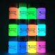 Набор люминесцентных пигментов (люминофор) Tricolor Mega Pack для маникюра 12 шт * 50 г (1 набор) - изображение 3