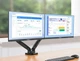 Настольное крепление для двух мониторов (кронштейн) 17"-30" NB F160 - изображение 4