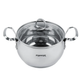 Каструля Pepper Basil сіра з нержавіючої сталі 3 л (PR-1200-18) - изображение 1