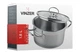 Каструля Vinzer Universum Series сіра з нержавіючої сталі 1.8 л (50061/89061) - зображення 3