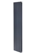 Дизайнерский вертикальный радиатор отопления ARTTIDESIGN Livorno II 5/1800/340 серый матовый LV II.5.180.34.G - изображение 1
