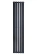 Дизайнерский вертикальный радиатор отопления ARTTIDESIGN Livorno II 5/1800/340 серый матовый LV II.5.180.34.G - изображение 9