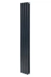 Дизайнерский вертикальный радиатор отопления ARTTIDESIGN Rimini II 4/1500/236/50 чёрный матовый RM II.4.150.23.5.B - изображение 1