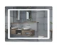 Дзеркало Mixxus Style MR03-90x70 (годинник, LED-підсвічування, антизапотівання) (MI6007) - зображення 1
