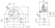 Подшипник в корпусе UCPA 204 R3 (UCPA204R3) AGRI-C - зображення 2