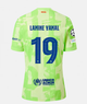 Дитяча футбольна форма Nike Lamine Yamal №19 Barcelona 2024-2025, розмір 28 (зріст 150-160 см), салатова - зображення 3