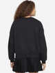 Bluza bez kaptura dziewczęca młodzieżowa Nike Sportswear Club Fleece FZ9244-010 L Czarna - obraz 2