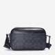 Сумка кросс-боди через плечо из натуральной кожи Coach Graham Crossbody In Signature Canvas BG-COA-1 Черный - изображение 2