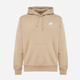 Худі утеплене чоловіче Nike Sportswear Club Fleece BV2654-247 L Темно-бежеве (195871849909) - зображення 4