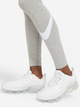 Legginsy sportowe damskie Nike W Nsw Essntl Gx Mr Lggng Swsh CZ8530-063 S Szare (194502821659) - obraz 4