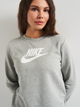 Bluza damska bez kaptura Nike W Nsw Club Flc Gx Std Crew DQ5832-063 S Szara - obraz 4