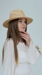 Шляпа женская из натуральной соломки с ракушками D.Hats - изображение 2