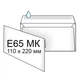 Конверти DL (110 х 220 мм) мокроклеючий 80г/м Білі - зображення 2