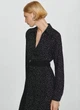 Платье женское MANGO 67025736 Черный S KL0463 - изображение 4