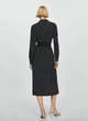 Платье женское MANGO 67025736 Черный S KL0463 - изображение 7