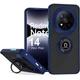 Чехол Fiji Colorframe для Xiaomi Redmi Note 14 Pro Plus 5G матовый бампер с кольцом подставкой Dark Blue - изображение 1