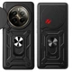 Чехол Fiji Camera Defence для Realme 12 4G (RMX3871) бампер с защитой камеры и подставкой Black - изображение 2