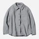 Пальто осеннее короткое женское Uniqlo 573282681 XL Серое (1159824641) - изображение 3
