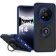 Чехол Fiji Colorframe для Xiaomi Redmi Note 14 Pro 5G матовый бампер с кольцом подставкой Dark Blue - изображение 1