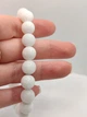 Браслет Magic Stone із білого нефриту, one size, 10 мм - изображение 2