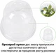 Горшки для рассады с крышками, мини-теплица для рассады (коричневые, 10 шт.) - изображение 4
