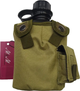 Фляга пластикова 870 мл чорна в чохлі М&М 1 Coyote Койот (213377) - изображение 1