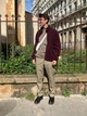 Толстовка на флисе мужская Uniqlo 118475694 S Бордовая (1159824636) - изображение 3