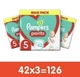 Подгузники-трусики Pampers pants 5 (12-17 кг) на 126 шт - изображение 1