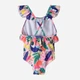 Детский слитный купальник для девочки Minoti 22swim16 42169JNR 116-122 см Разноцветный (5063025397376) - изображение 2