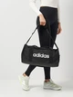 Спортивная сумка Adidas Linear Duffel S JE8343 Black/Black/White (4067901852585) - изображение 3