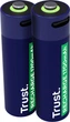 Akumulatorki Trust USB Type-C AA, 1.5V 1700mAh, Li-Ion, 2 szt (TR25584) - obraz 2