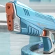 Водный пистолет электрический Water Gun водяной бластер автомат с автоматической закачкой воды Water Superior Gun Голубой (128168) - изображение 7