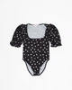 Боді Miss Selfridge чорний в білий горошок CGXDV867 32 - изображение 1