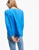 Блуза Stradivarius яскраво-синій QFGKO397 M - зображення 4