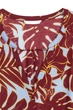 Туніка H&M бордовий в кольорові візерунки HOGOW139 S - изображение 3