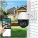 Зовнішня IP-камера 4MP Anbiux Ai08 IF-IP006WP Outdoor WiFi PTZ FHD 1080p вулична поворотна - изображение 3