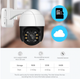 Зовнішня IP-камера 4MP Anbiux Ai08 IF-IP006WP Outdoor WiFi PTZ FHD 1080p вулична поворотна - изображение 6