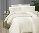 Постельное белье First Choice Cotton Satin 200х220 Broad Line Cream - изображение 1