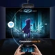 Проектор Winnes S5, WiFi, Bluetooth, 1080P Full HD, 6500 люмен, для кинопленки, встроенный динамик с пультом дистанционного управления, совместимость с домашним кинотеатром, iOS, Android, Смартфон, черный Б/В b1 - изображение 2