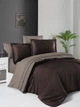 Постельное белье First Choice Deluxe Satin DARK 200 х 220 см Serenity Brown Mink - изображение 1