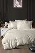 Постільна білизна First Choice Jacquard Satin 200 х 220 см Stesha Beige - зображення 1