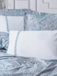 Комплект постельного белья Cotton Box Elite Saten 200×220 Stilla Mavi - изображение 2