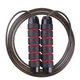 Скакалка скоростная для кроссфита NRJ Speed Rope Classic NRJ-201 Black/Red (2.8м.) - изображение 1