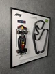 Лімітована Модель Bburago з Рамкою Тримачем 2в1 на Стіну або Полку з Red Bull RACING RB20 та 3D Трасою São Paulo Grand Prix / "Autódromo José Carlos Pace" / Сезон 2024 Season Model Car #1 Max Verstappen / Макс Ферстаппен - зображення 4