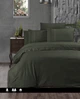 Постельное белье First Choice Ranforce Deluxe DARK 200 х 220 см Gala Dark Green - изображение 2